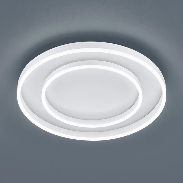 Helestra Sona plafón LED atenuable Ø60cm blanco