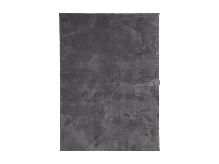 Hester Alfombra de pelo corto suave lavable HUARTE antracita 140x200cm