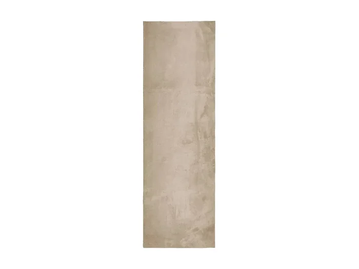 Hester Alfombra de pelo corto suave lavable HUARTE arena 80×250 cm