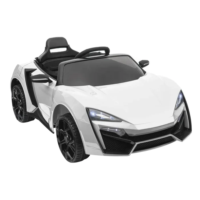 HOMCOM Coche Eléctrico para Niño 3+ Años con Mando a Distancia MP3 USB Luces y Sonidos Apertura de Puerta Carga 25kg 118x70x50cm