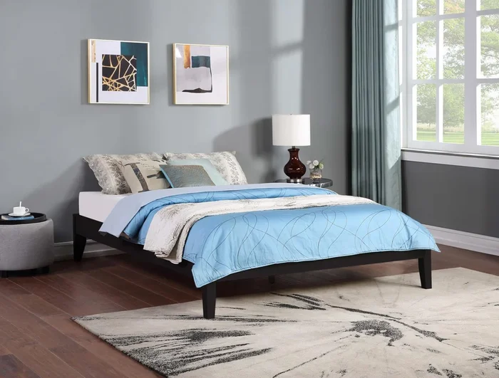 Hounslow Black Platform Queen Bed