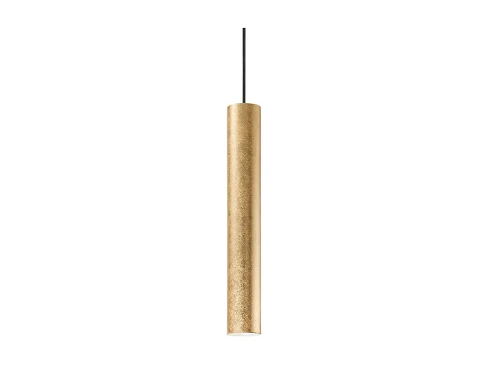 Ideal Lux Look – 1 luz colgante de techo delgada Dorada, GU10