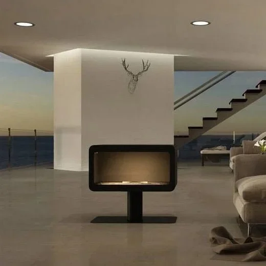 InFire – Chimenea BIO 82,5×74,3 cm 3kW negro