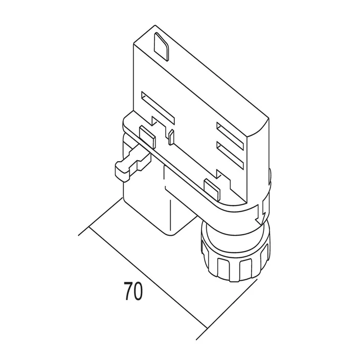 Ivela adaptador universal 220-240V, plata