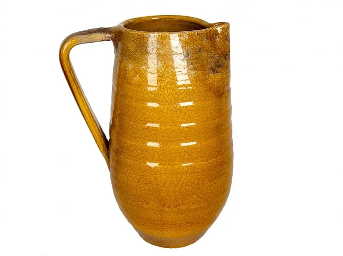 Jarron Ceramica Mostaza