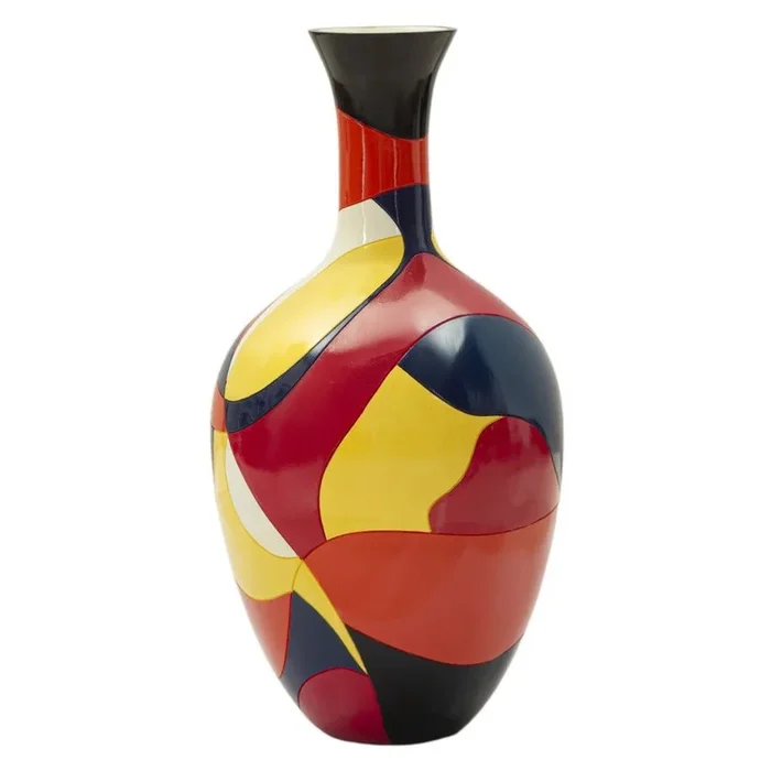 Jarrón Decorativo MF656, Poliresina, Multicolor