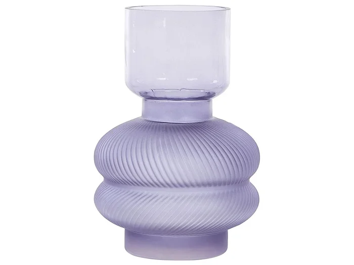 Jarrón para flores RODIA Vidrio 24 cm Violeta
