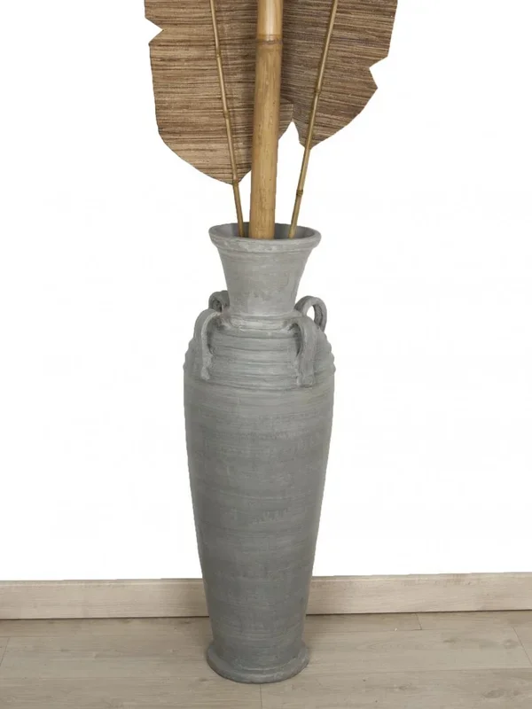 Jarron Terracota Asas Gris