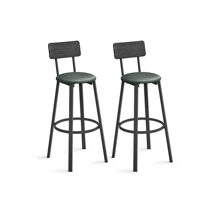 Juego de 2 Taburetes de Barra-SONGMICS
