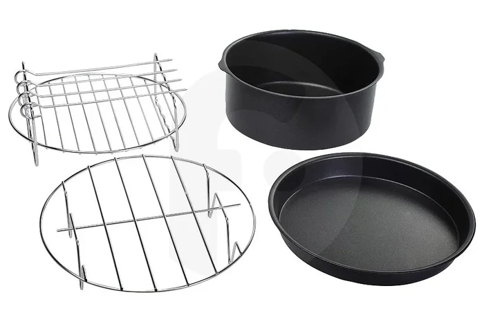 Juego de accesorios Easy Fry XL ø 20 cm para Tefal y otros freidora sin aceite (freidora de aire caliente) XA113010, XA-113010