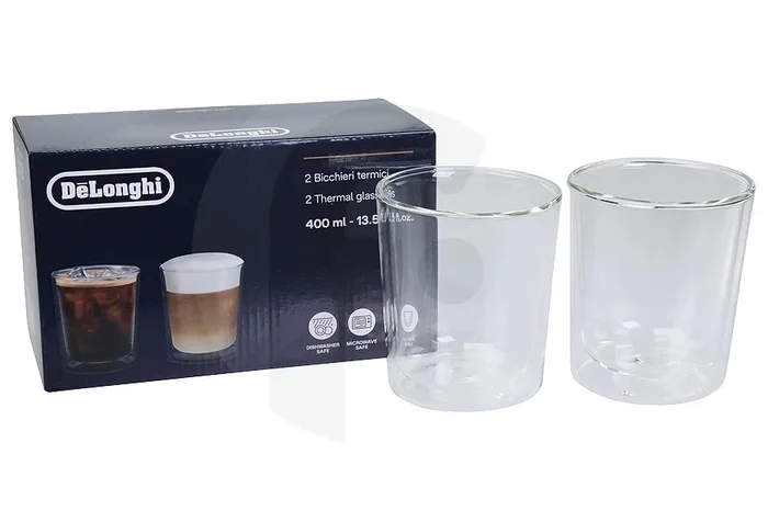 Juego de vasos térmicos de doble pared DeLonghi DLSC318