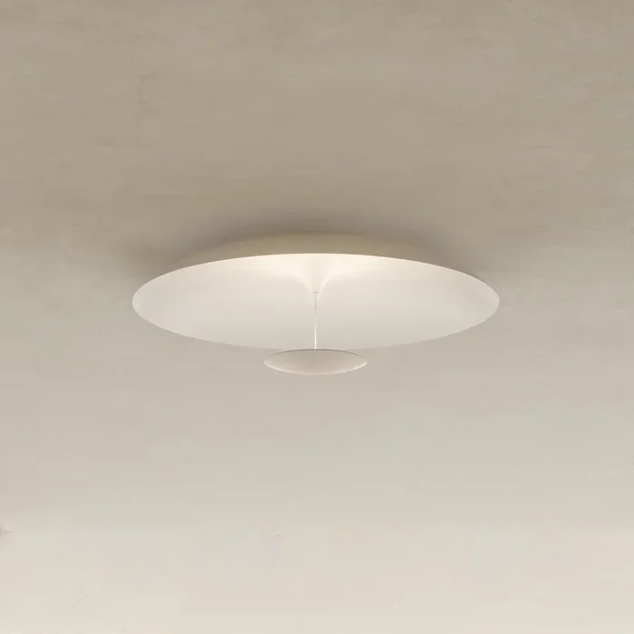 Karman plafón LED BLANCO, Ø 92 cm, blanco, metal