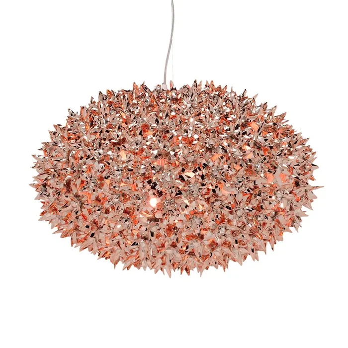 Kartell Bloom S1 lámpara colgante LED G9, cobre