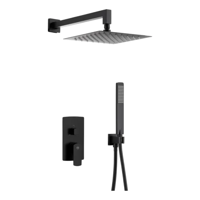KFA Armatura 5539-511-81 – Grifería de ducha con grifo empotrado MOKAIT latón/mate negro