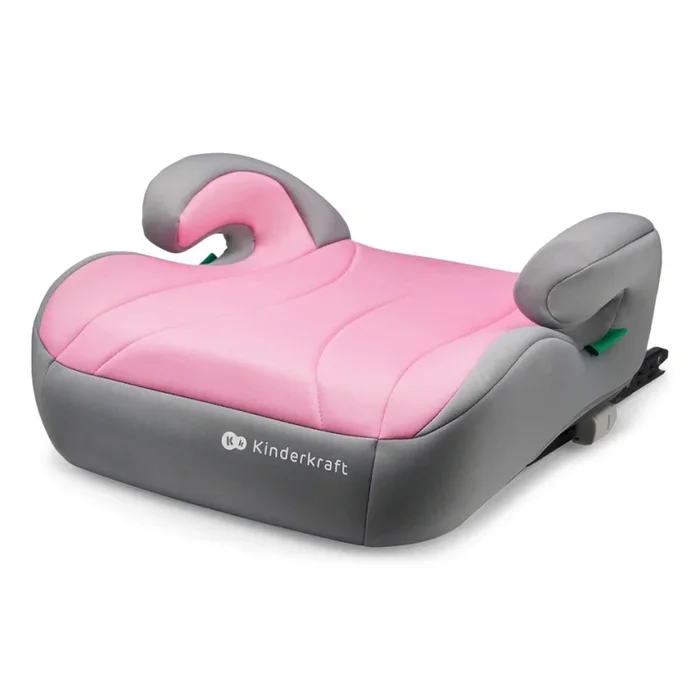 KINDERKRAFT – Asiento elevador para coche I-BOOST i-Tamaño 135-150 cm rosa