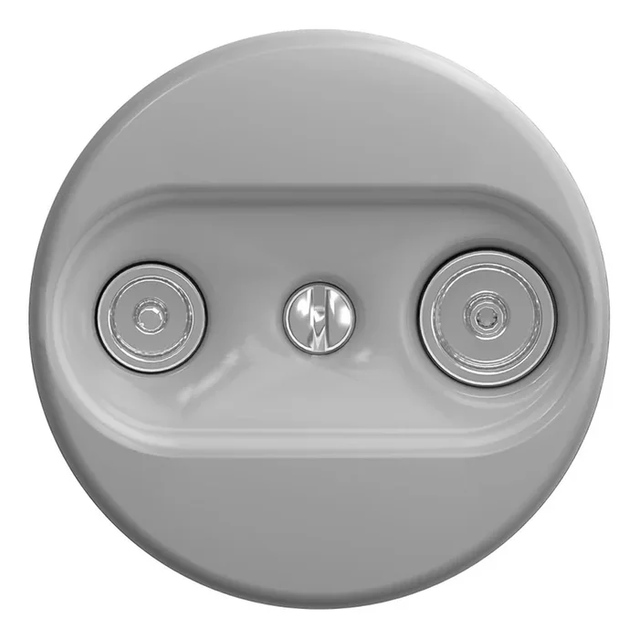 Kliklap – Enchufe de abonado vintage TV+R (continua) sin marco gris