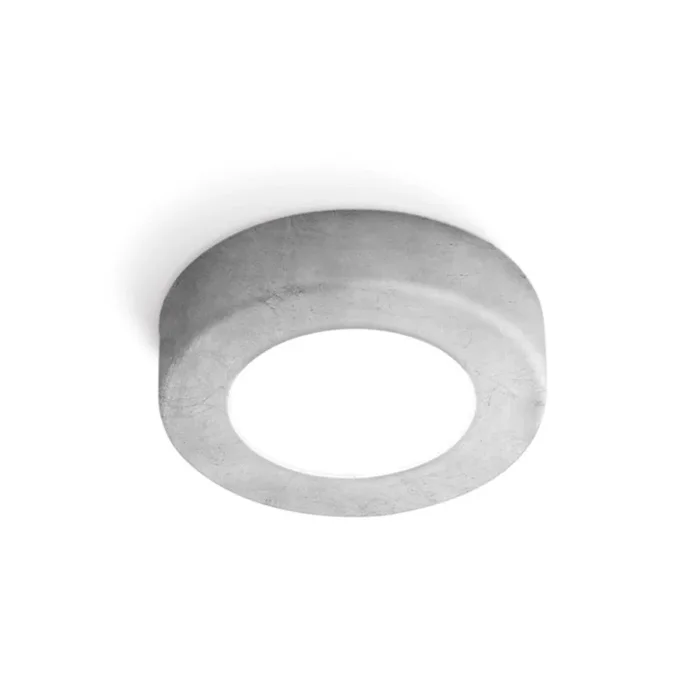 Kolarz Click R plafón, pan de plata, Ø 12 cm, GX53