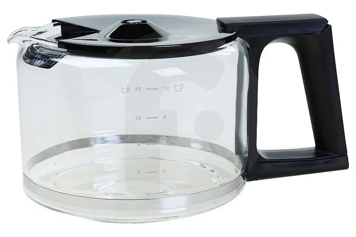 Krups cafetera (jarra de vidrio) incl. tapa negra cafetera XB900601