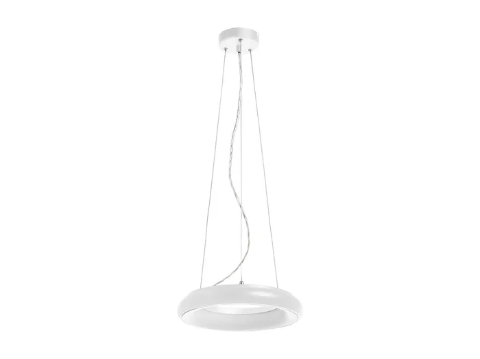 Lámapra de techo FRED estilo moderno – D. 29,8 cm – circular – LED SMD 25W – 1850 Y 3K – 120º Y 125º – IP40 – aluminio y policarbonato opal -blanco