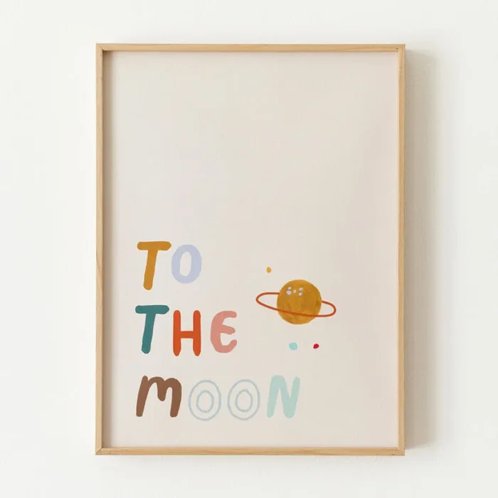 Lámina Moon Multicolor – Kenay Home