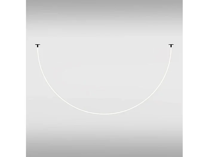 Lampadario A Sospensione Moderno Tau Alluminio Nero Luce Led 40W