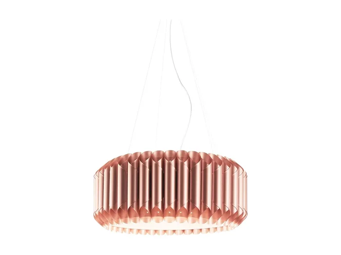 Lampadario Moderno Louise Polilux ® Rame E Metallo Cromo 3 Luci E27