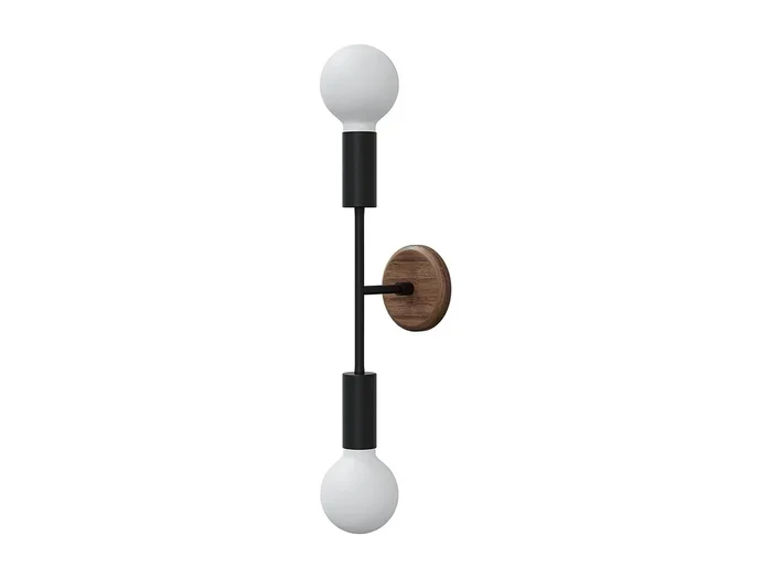 Lámpara Aplique de Pared – Estilo Escandinavo – Dos Globos – Gudmun
