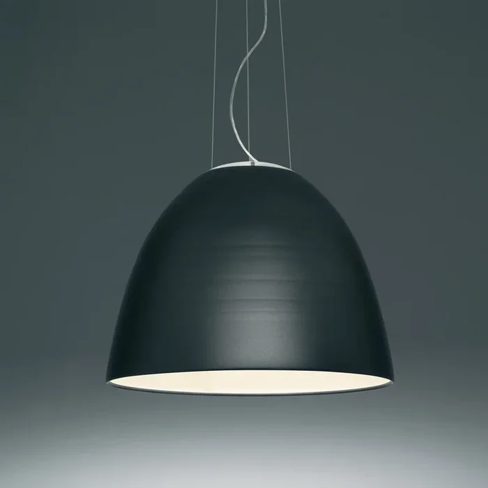 Lámpara colgante LED Nur App de Artemide, antracita