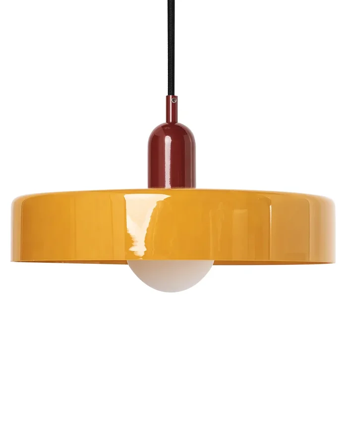 Lámpara colgante PAALA Vidrio Amarillo