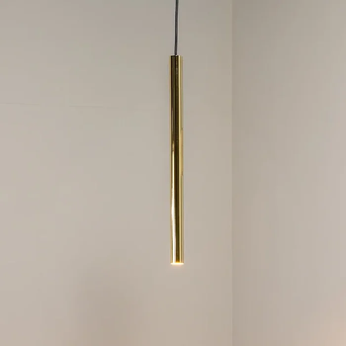 Lámpara colgante Sone, 1 luz, latón