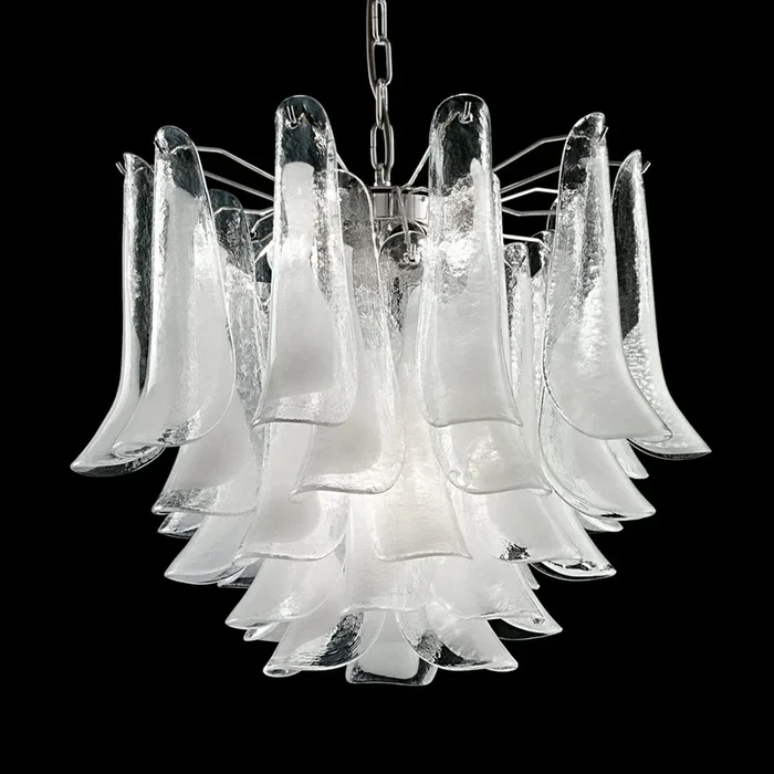Lámpara colgante Tulipani, vidrio Murano, Ø 45 cm