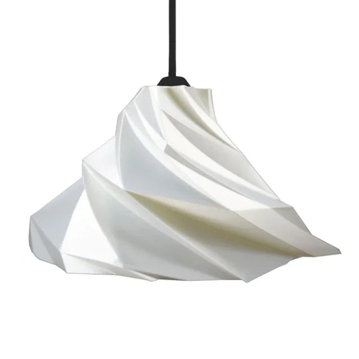 Lámpara colgante Twister, blanco