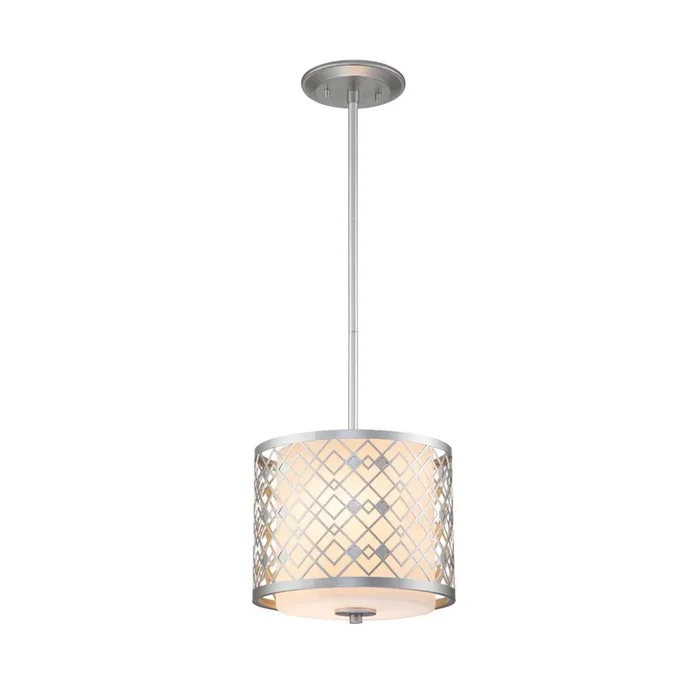 Lámpara colgante Ziggy Small Ø 25,4 cm, plata