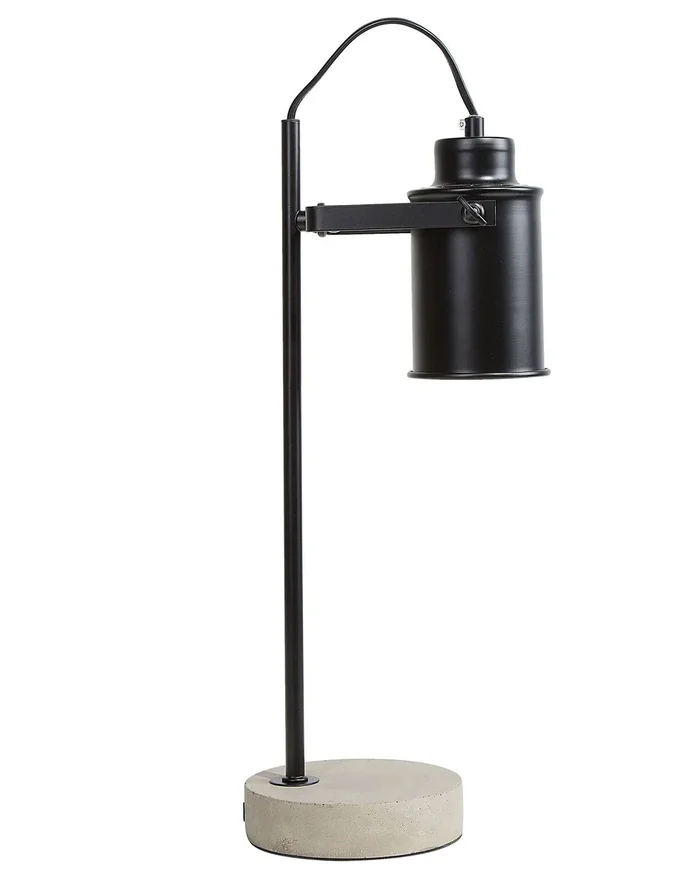 Lámpara de escritorio MUNDAKA ajustable Metal Negro