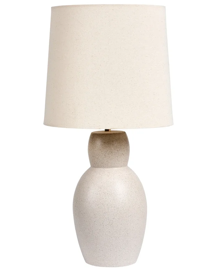 Lámpara de mesa DEDURU Cerámica Beige