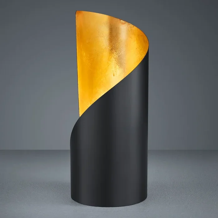 Lámpara de mesa Frank – negro y oro