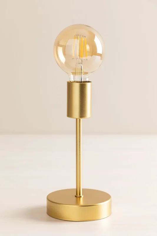 Lámpara de Mesa Inalámbrica en Metal Grystel Oro – SKLUM