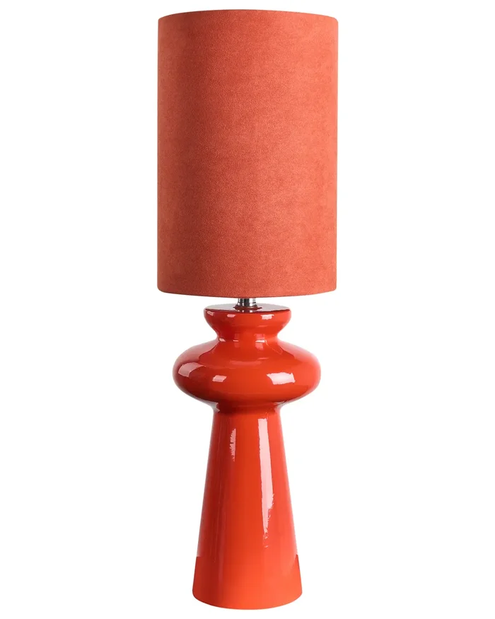 Lámpara de mesa OTEROS Rojo