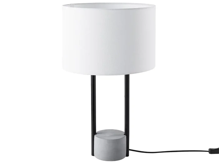 Lámpara de mesa REMUS Metal Blanco