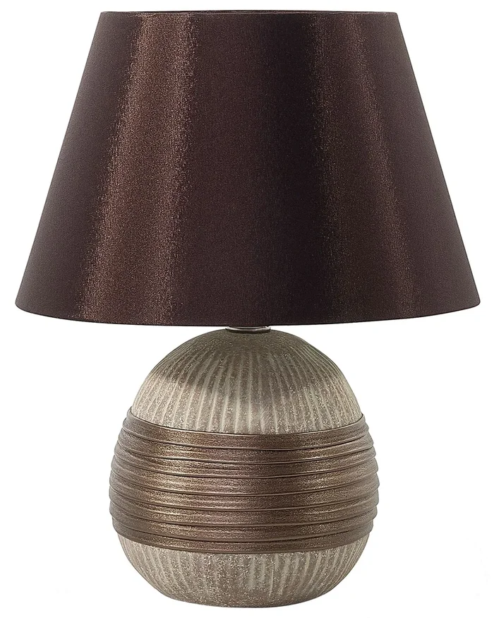 Lámpara de mesa SADO Porcelana Marrón