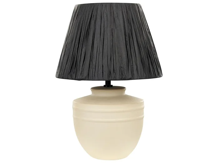 Lámpara de mesa TIGRE Cerámica Beige