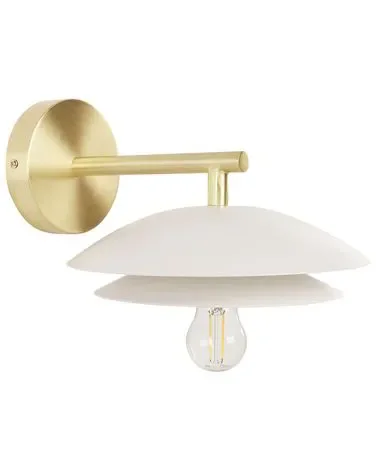 Lámpara de pared LASOLO Metal Blanco