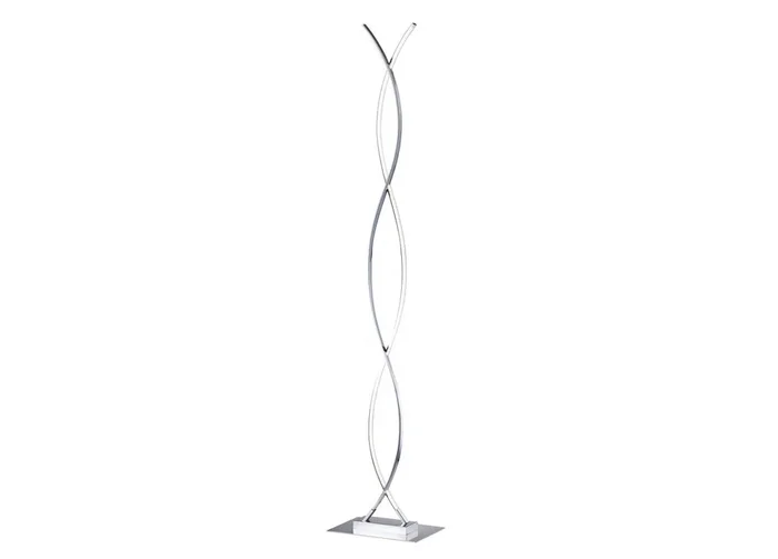 Lámpara de pie led SNAKE níquel 138cm