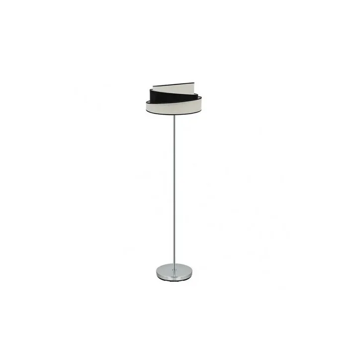 lampara de pie metal color cromo serie hara 40cm