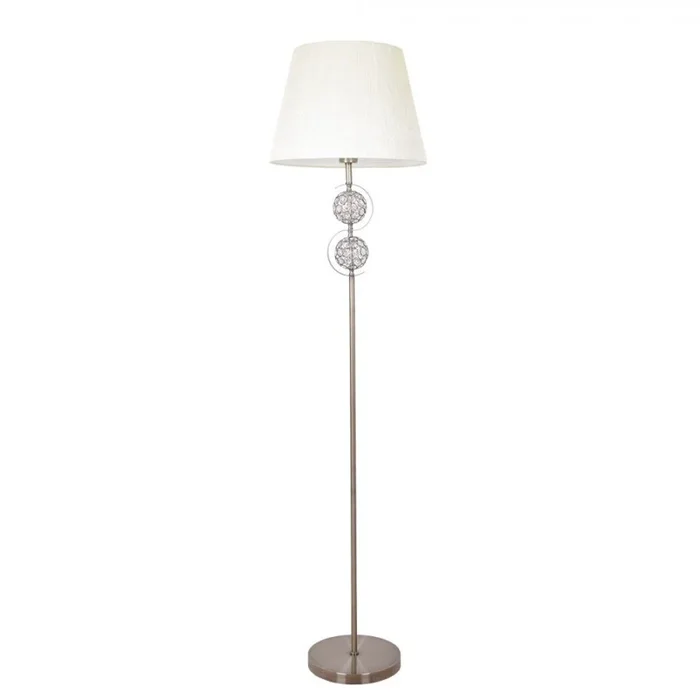 lampara de pie metal color cuero serie honduras 38cm