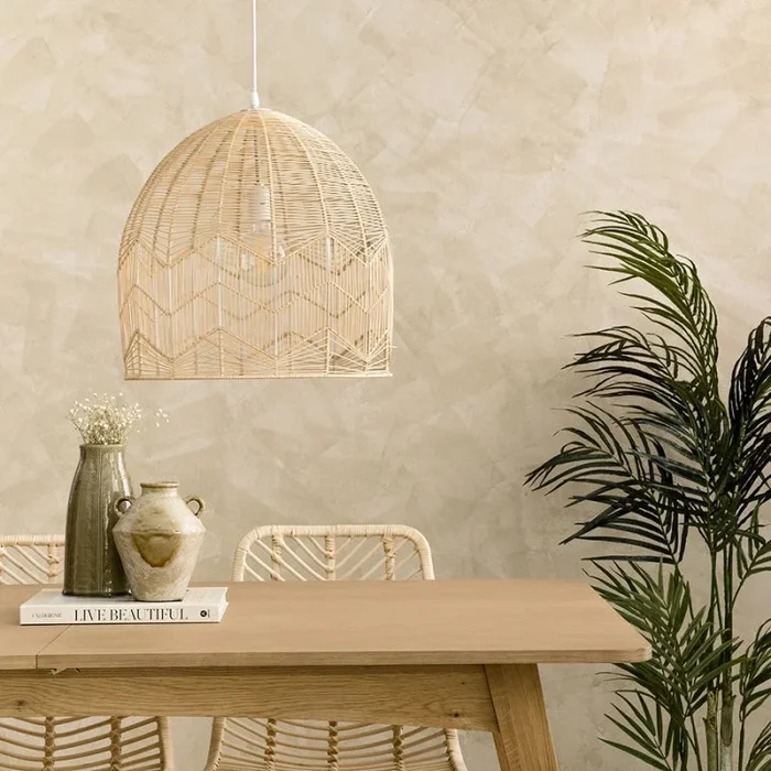 Lámpara de techo blanca Elga Natural – Kenay Home
