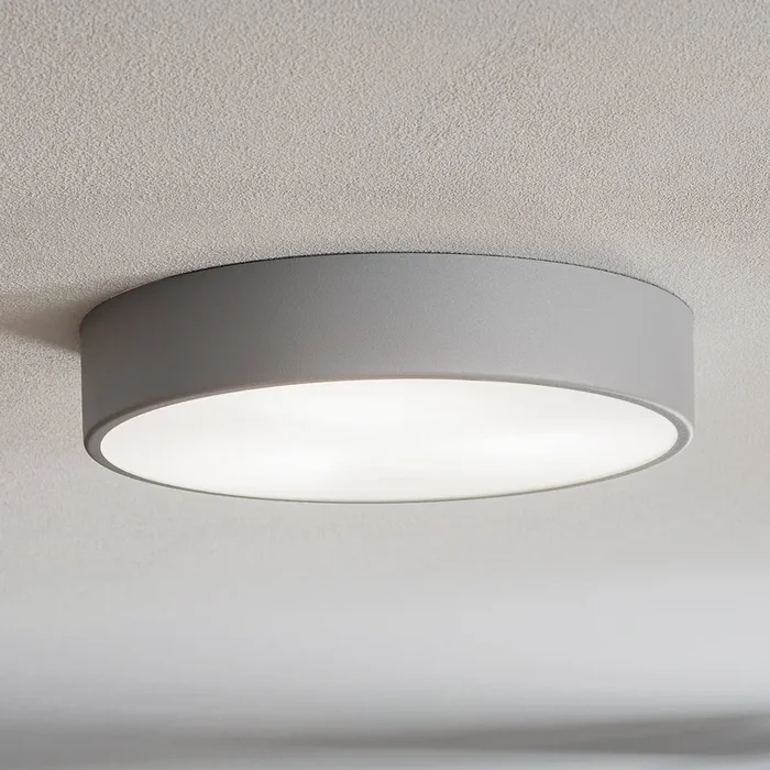 Lámpara de techo Cleo 400, Ø 40 cm gris