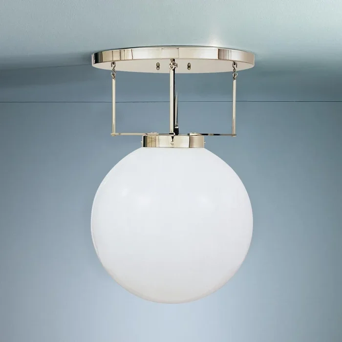 Lámpara de techo de latón estilo Bauhaus 30 cm