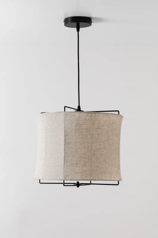 Lámpara de Techo en Lino Alfie Beige Lino – SKLUM