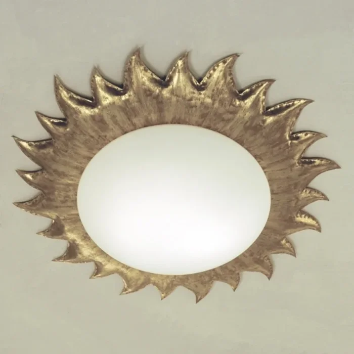 Lámpara de techo Sol oro